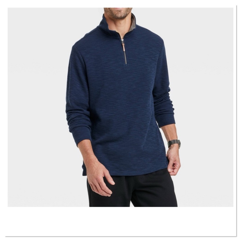 Men’s Quarter Zip Sweatshirt Goodfellow & Co